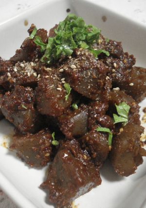辛味噌ごま煮こんにゃく-レシピのメイン写真