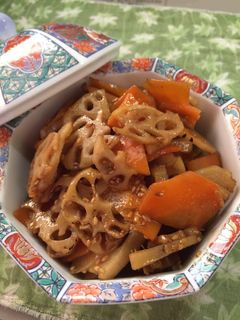 レンコンと人参のキンピラ-レシピのメイン写真