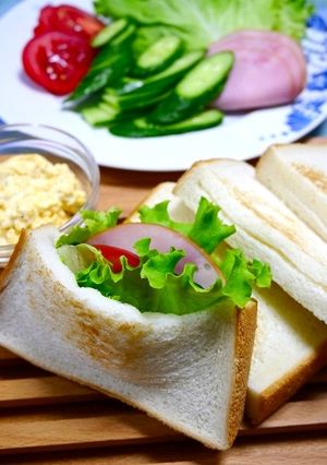 簡単！基本のポケットサンドイッチ-レシピのメイン写真