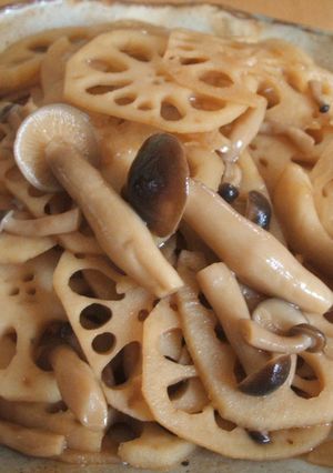 れんこんの炒り煮-レシピのメイン写真