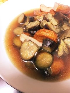 激うま!焼き茄子の煮物-レシピのメイン写真
