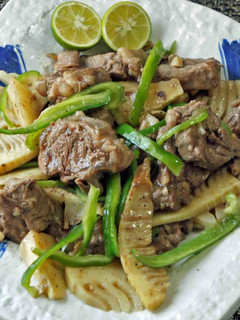 筍と牛ヒレ肉のオイスターソース炒め-レシピのメイン写真