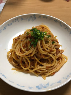ツナの和風トマトソースパスタ-レシピのメイン写真
