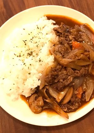 赤ワインでハヤシライス-レシピのメイン写真