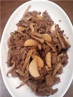 牛肉しめじのにんにくホクホクバター醤油-レシピのメイン写真