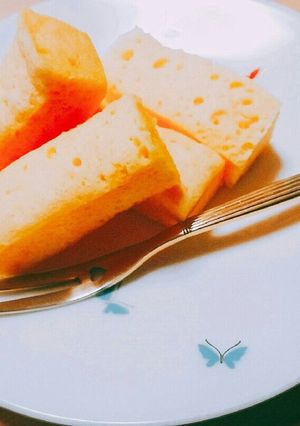 レンジとタッパーで簡単！シフォンケーキ-レシピのメイン写真