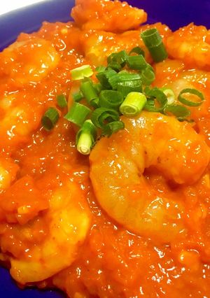 簡単♩少ない食材で美味しいエビチリ♡-レシピのメイン写真
