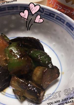簡単ウマッ♡なすとピーマンの味噌炒め♡-レシピのメイン写真