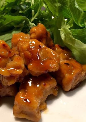 テンペのガーリック照り焼き-レシピのメイン写真