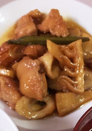 たけのこと鶏肉の煮物-レシピのメイン写真