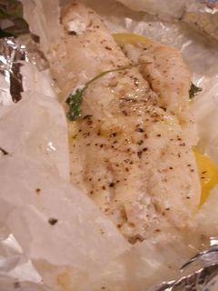 白身魚のパピヨット(ホイル焼き)-レシピのメイン写真
