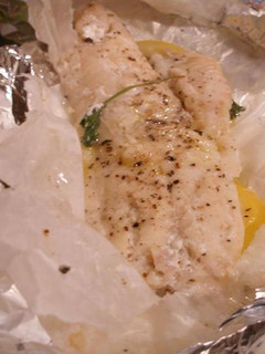 白身魚のパピヨット(ホイル焼き)-レシピのメイン写真
