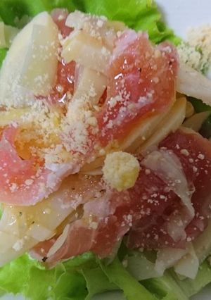 たけのこと生ハムのサラダ-レシピのメイン写真