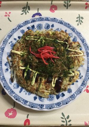 大根おろしでお好み焼きヾ(๑╹◡╹)ノ"-レシピのメイン写真