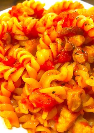 ベーコン香るトマトソースのフジッリ-レシピのメイン写真