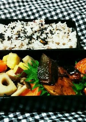 ぶり照りのお弁当-レシピのメイン写真