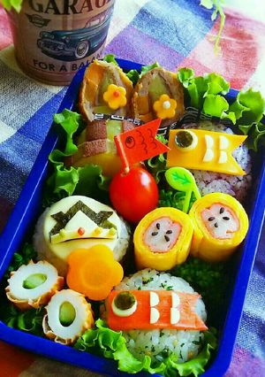 こどもの日に♡貼るだけ簡単～鯉のぼり弁当-レシピのメイン写真