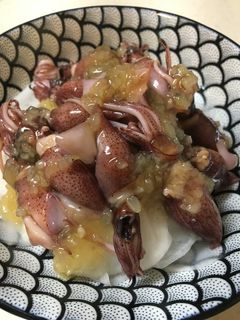 カブとホタルイカの黒酢マリネ-レシピのメイン写真