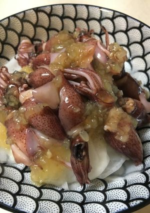 カブとホタルイカの黒酢マリネ-レシピのメイン写真