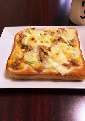 ❁ツナとレタスとコーンのトースト❁-レシピのメイン写真