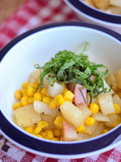 長芋とコーンのバター醤油-レシピのメイン写真