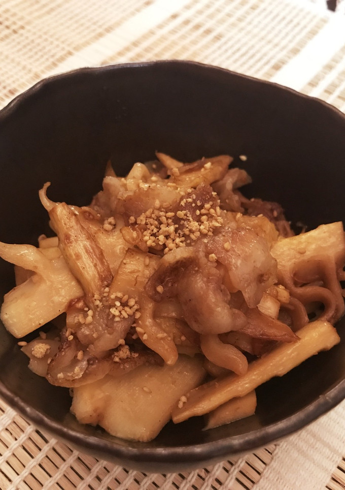 たけのこと豚バラのコクうま炒め-レシピのメイン写真