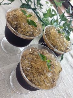ぶどうゼリーとりんごのクラッシュゼリー-レシピのメイン写真