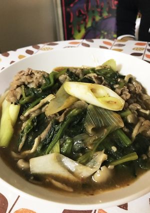 牛肉とほうれん草のピリ辛炒め☆-レシピのメイン写真