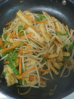 うす揚げと3色野菜炒め-レシピのメイン写真
