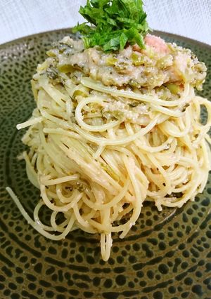 高菜と明太子のパスタ-レシピのメイン写真