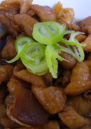 コラーゲンたっぷり鶏皮の甘辛煮-レシピのメイン写真