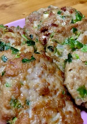 スタミナ！がっつり豚肉の落とし焼き-レシピのメイン写真