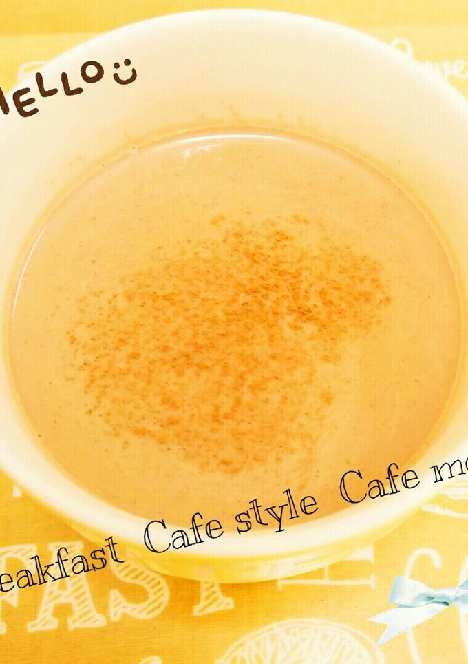 朝食♡カフェ風♡カフェモカ-レシピのメイン写真