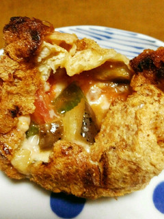 なすトマトピーマンチーズの巾着揚げ♪-レシピのメイン写真