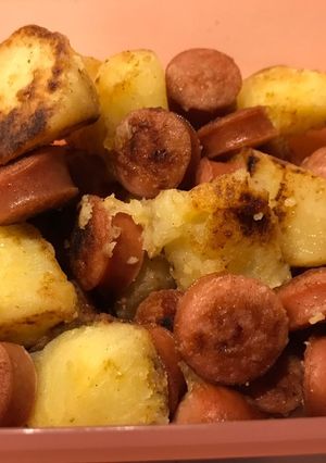 じゃがいもとウィンナーの炒め物-レシピのメイン写真