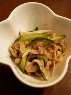 鶏皮ときゅうりの和え物-レシピのメイン写真