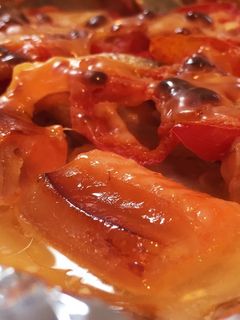 鮭とトマトチーズの重ね焼き❁*+-レシピのメイン写真