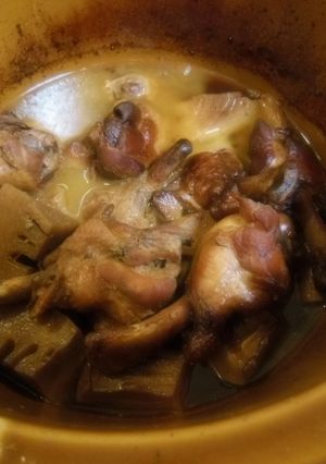 鶏肉とﾀｹﾉｺのさっぱり煮-レシピのメイン写真