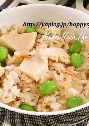 筍と桜エビ・中華風味☆炊き込みご飯-レシピのメイン写真