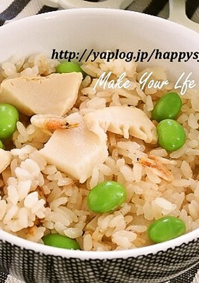 筍と桜エビ・中華風味☆炊き込みご飯-レシピのメイン写真