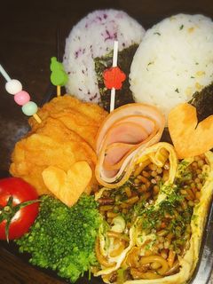 残り物をお弁当に!大磯屋焼そば卵焼き-レシピのメイン写真