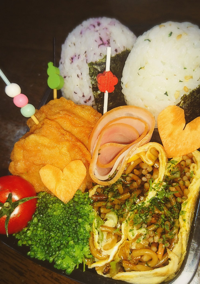 残り物をお弁当に！大磯屋焼そば卵焼き-レシピのメイン写真