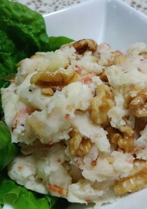 くるみとカリカリベーコンのポテトサラダ-レシピのメイン写真