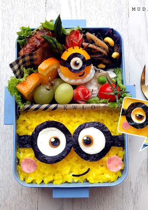 ゆで卵ミニオン＊﻿キャラ弁＊運動会＊遠足-レシピのメイン写真