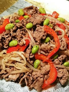 にんにく香る 牛肉の黒こしょう炒め-レシピのメイン写真
