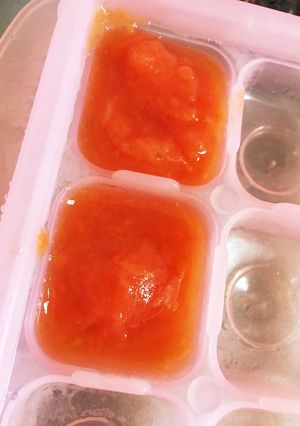 離乳食 中期☆皮むき簡単！楽々トマト♪-レシピのメイン写真