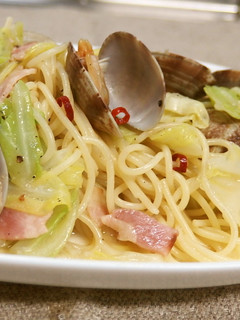 アサリと春キャベツのパスタ-レシピのメイン写真