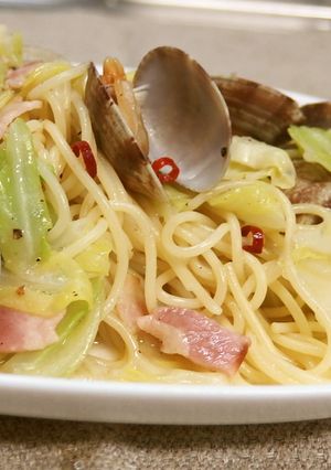 アサリと春キャベツのパスタ-レシピのメイン写真