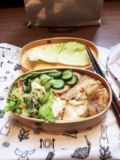 ゆで鶏みょうが漬け丼-レシピのメイン写真