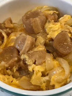 レンジで簡単、お麩のたまご丼!-レシピのメイン写真